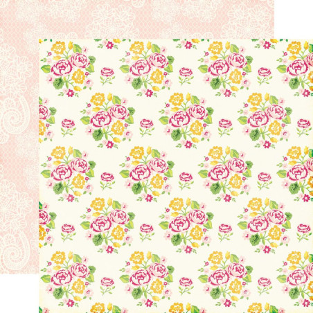 Echo Park Petticoats & Pinstripes Paper - Beautiful Bouquets