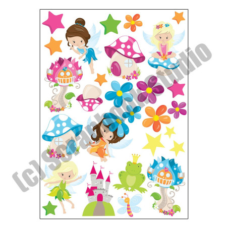 Scrapbook Studio Fairy Elements Digital Download