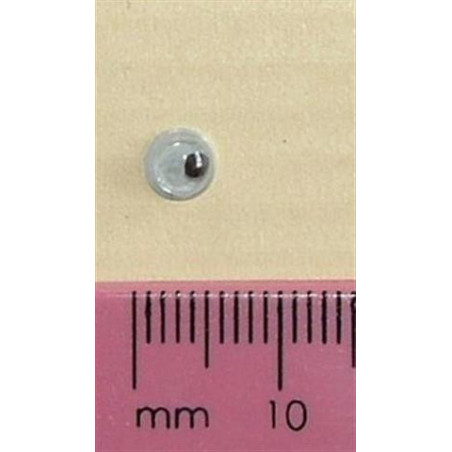 W&M Paste On Eyes 5mm (100pcs)