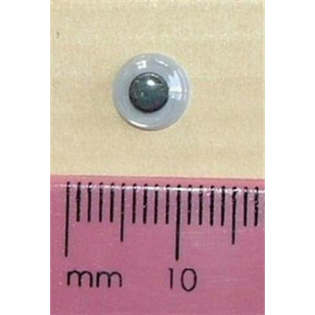 W&M Paste On Eyes 7mm (50pcs)