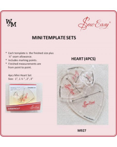 W&M Sew Easy Template Set -...
