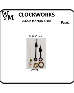 W&M Clock Hands 36 x 50 mm