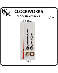 W&M Clock Hands 45 x 65 mm