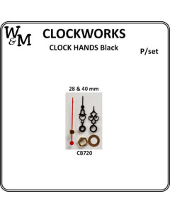 W&M Clock Hands 28 x 40 mm
