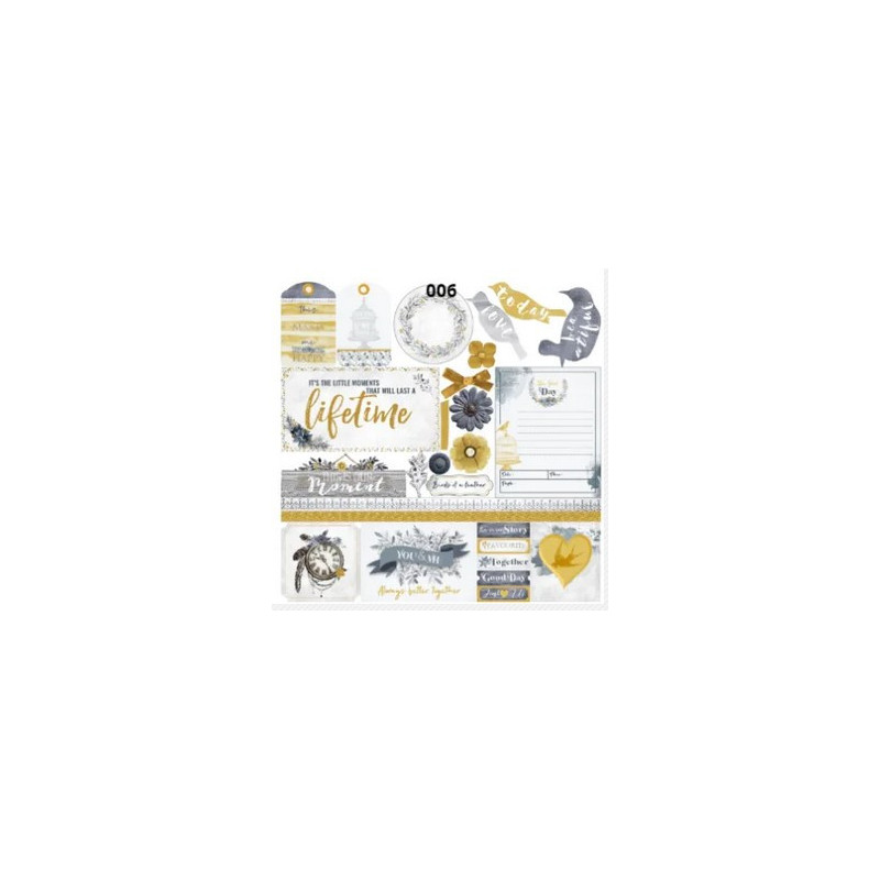 Scrap Collections Lifetime 12 X 12 Scrapbook Paper 006